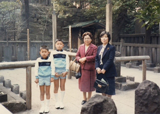 8歳 東京の泉岳寺